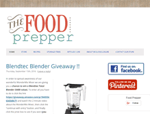 Tablet Screenshot of foodprepper.com